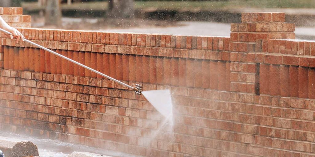 Brick Pressure washing and cleaning service in Albuquerque